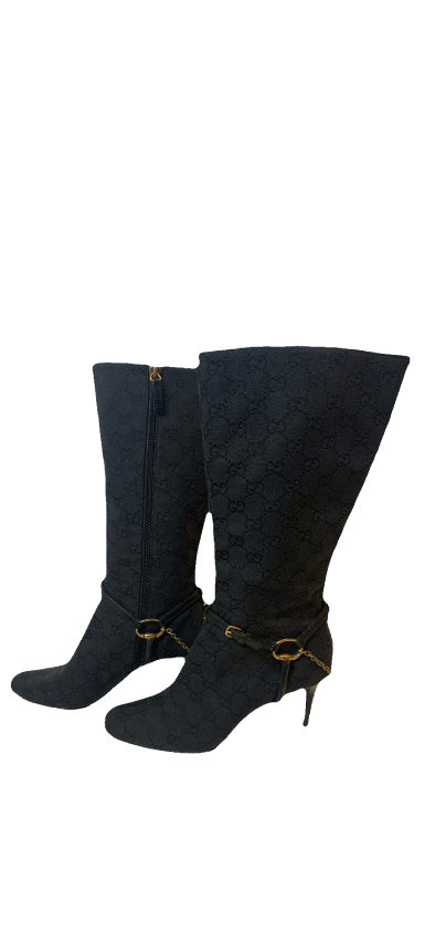Gucci monogram Tom Ford boots